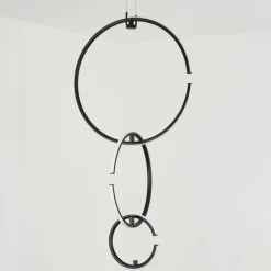 hofstein Suspension Chlak LED Noir, 3 lumières, Télécommandes