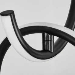 hofstein Suspension Chlak LED Noir, 3 lumières, Télécommandes