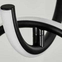 hofstein Suspension Chlak LED Noir, 3 lumières, Télécommandes