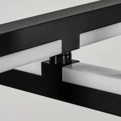 hofstein Suspension Chlak LED Noir, 2 lumières, Télécommandes