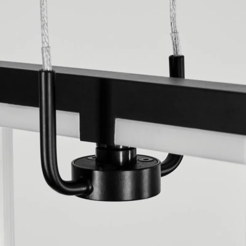 hofstein Suspension Chlak LED Noir, 2 lumières, Télécommandes