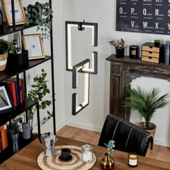 hofstein Suspension Chlak LED Noir, 2 lumières, Télécommandes