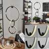 hofstein Suspension Chlak LED Noir, 3 lumières, Télécommandes