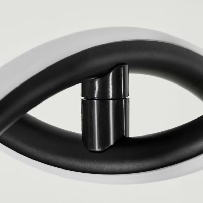 hofstein Suspension Chlak LED Noir, 3 lumières, Télécommandes