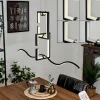 hofstein Suspension Chlak LED Noir, 3 lumières, Télécommandes