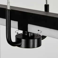 hofstein Suspension Chlak LED Noir, 3 lumières, Télécommandes