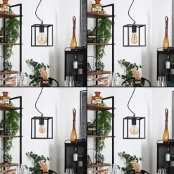 Lampes Vintages & Rétros-hofstein Suspension Chur Noir, 1 lumière