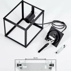 Lampes Vintages & Rétros-hofstein Suspension Chur Noir, 1 lumière