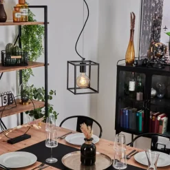 Lampes Vintages & Rétros-hofstein Suspension Chur Noir, 1 lumière