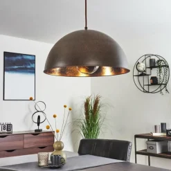 Lampes Dorées-hofstein Suspension Cigliano Rouille, 1 lumière