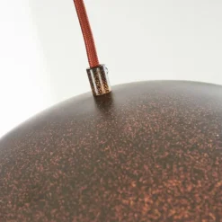 Lampes Dorées-hofstein Suspension Cigliano Rouille, 1 lumière