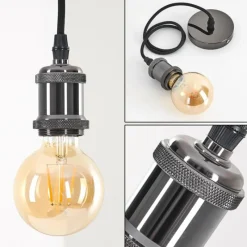 Lampes Vintages & Rétros-hofstein Suspension Cimarron Chrome, 1 lumière