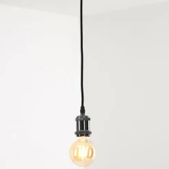 Lampes Vintages & Rétros-hofstein Suspension Cimarron Chrome, 1 lumière