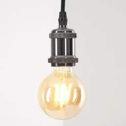 Lampes Vintages & Rétros-hofstein Suspension Cimarron Chrome, 1 lumière