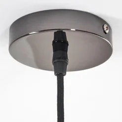 Lampes Vintages & Rétros-hofstein Suspension Cimarron Chrome, 1 lumière