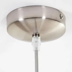 Lampes Vintages & Rétros-hofstein Suspension Cispus Nickel mat, 1 lumière