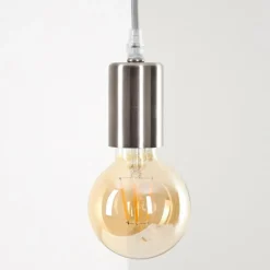 Lampes Vintages & Rétros-hofstein Suspension Cispus Nickel mat, 1 lumière