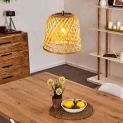 Style Boho-Chic-hofstein Suspension Ciusa Nickel mat, 1 lumière