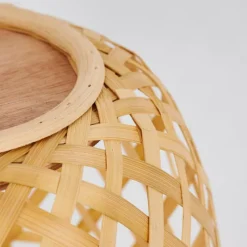 Style Boho-Chic-hofstein Suspension Ciusa Nickel mat, 1 lumière