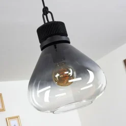 Luminaires Scandinaves-hofstein Suspension Coapilla Noir, 1 lumière