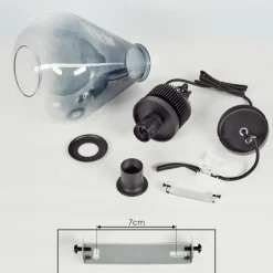 Luminaires Scandinaves-hofstein Suspension Coapilla Noir, 1 lumière