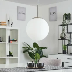 hofstein Suspension Cochuna Nickel mat, 1 lumière