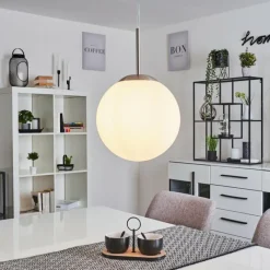 hofstein Suspension Cochuna Nickel mat, 1 lumière