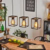 Lampes Vintages & Rétros-hofstein Suspension Colebrook Noir, 3 lumières