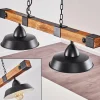 Lampes En Bois-hofstein Suspension Corippo Brun, Noir, 2 lumières