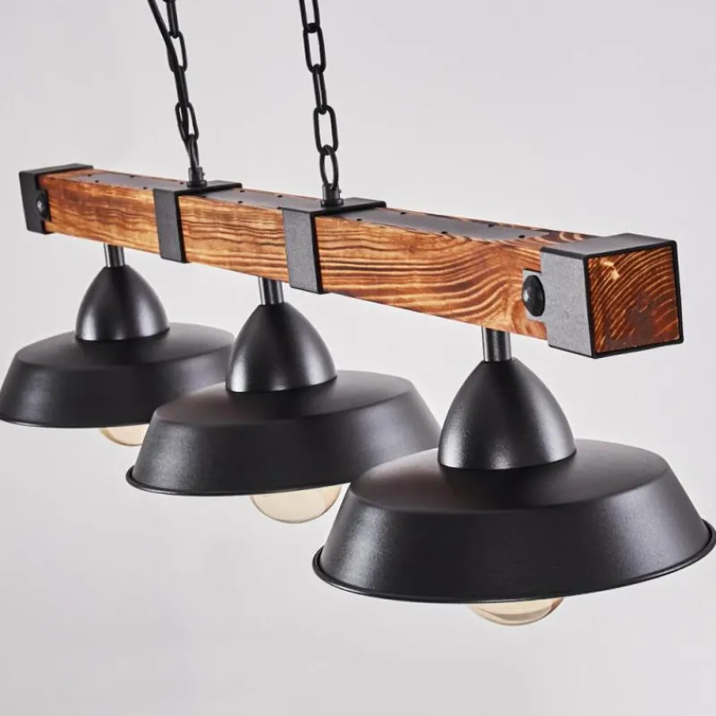 hofstein Suspension Corippo Noir, 3 lumières