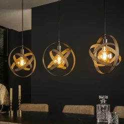 hofstein Suspension Cosmos Anthracite, 3 lumières* Suspensions