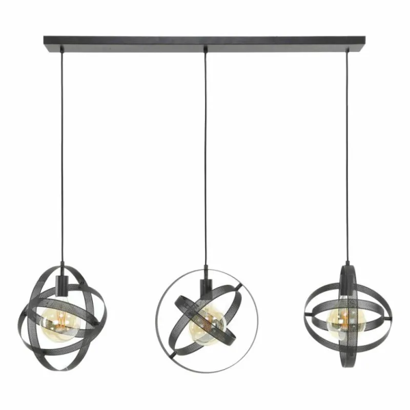 hofstein Suspension Cosmos Anthracite, 3 lumières* Suspensions