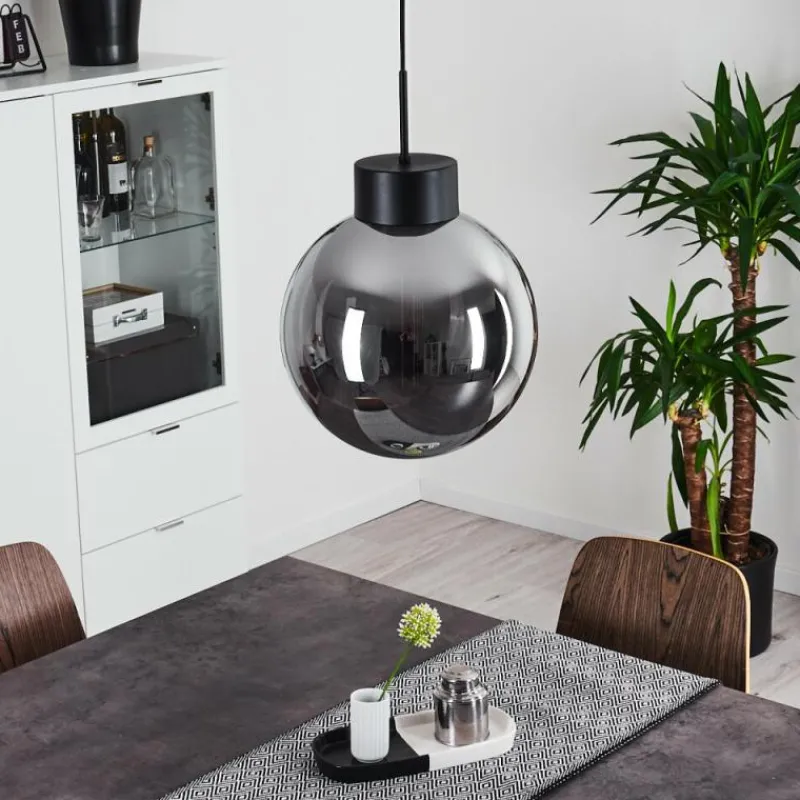 hofstein Suspension Cumuato Noir, 1 lumière