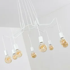 hofstein Suspension Cuyama Blanc, 8 lumières* Suspensions