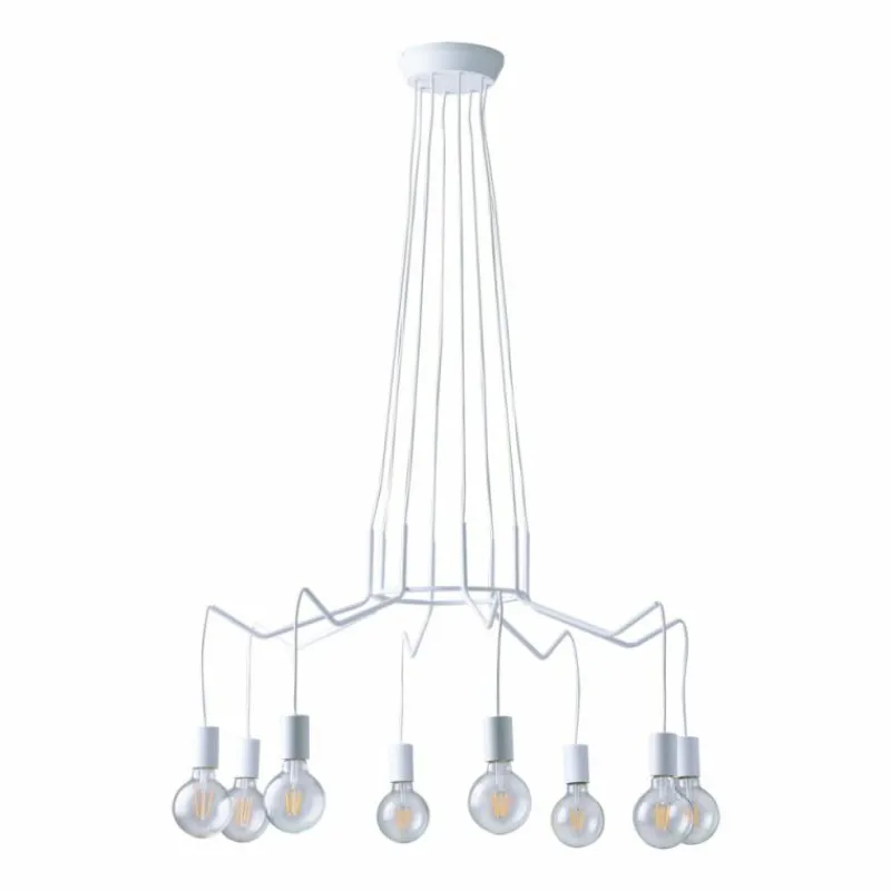 Luce Design Suspension Cuyama Blanc, 8 lumières* Suspensions