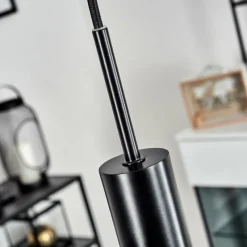 hofstein Suspension Dalheim LED Noir, 1 lumière* Éclairage Led