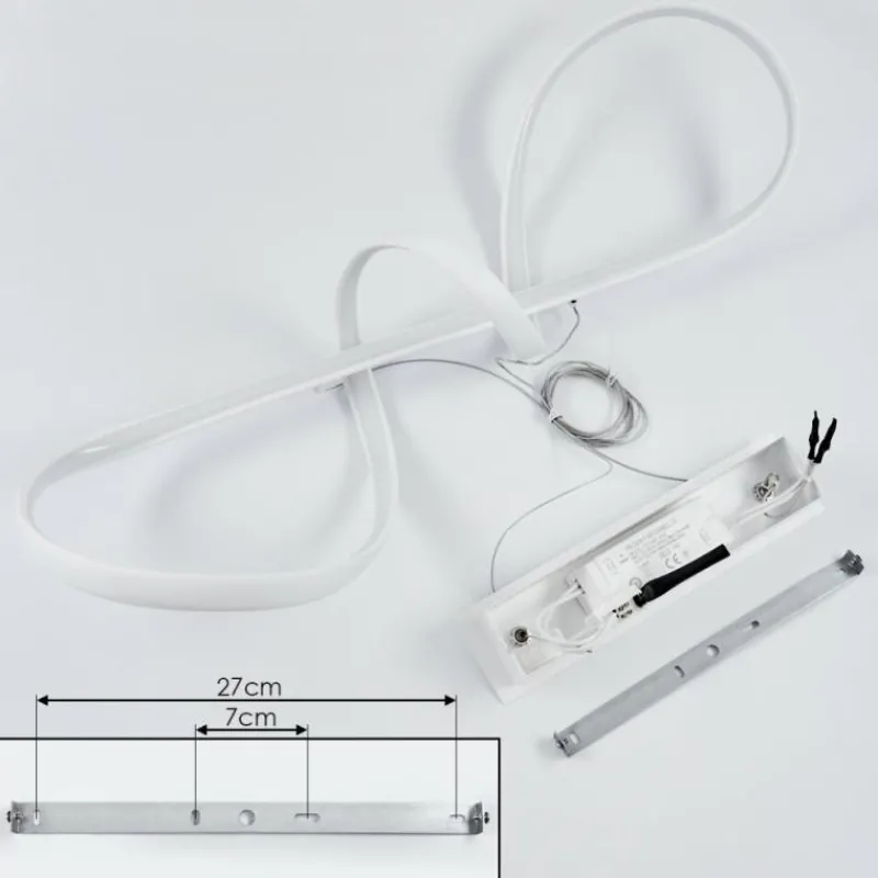 hofstein Suspension Dauntey LED Blanc, 1 lumière