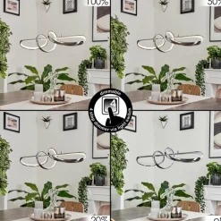 hofstein Suspension Dauntey LED Nickel mat, 1 lumière