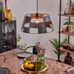 hofstein Suspension Daynard Noir, 1 lumière* Suspensions