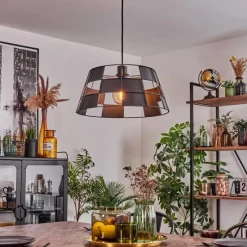 hofstein Suspension Daynard Noir, 1 lumière* Suspensions