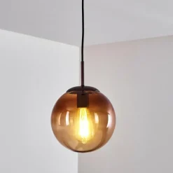 Luminaires Globo Lighting Suspension Degevos Brun, 1 lumière