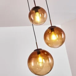 hofstein Suspension Degevos Brun, 3 lumières