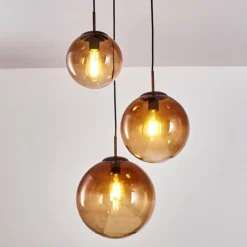 hofstein Suspension Degevos Brun, 3 lumières