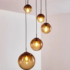 hofstein Suspension Degevos Brun, 5 lumières