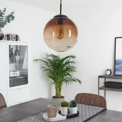 hofstein Suspension Degevos Brun, 1 lumière