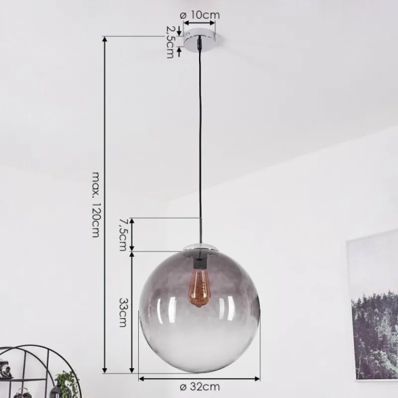 hofstein Suspension Degevos Chrome, 1 lumière