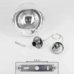 hofstein Suspension Degevos Nickel mat, 1 lumière