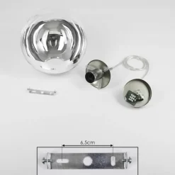 hofstein Suspension Degevos Nickel mat, 1 lumière