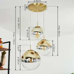 hofstein Suspension Degevos Or, 3 lumières