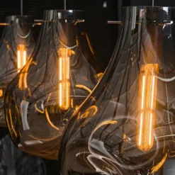 hofstein Suspension Dent Anthracite, 3 lumières